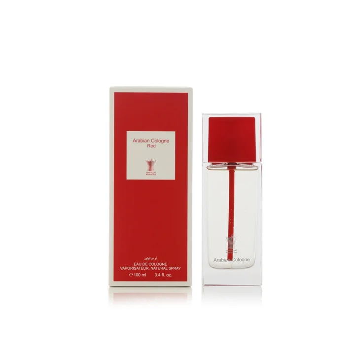 Arabian Cologne Red 100 ml مرجع الزجاجة الأصلي — يُباع كمصفاة صغيرة