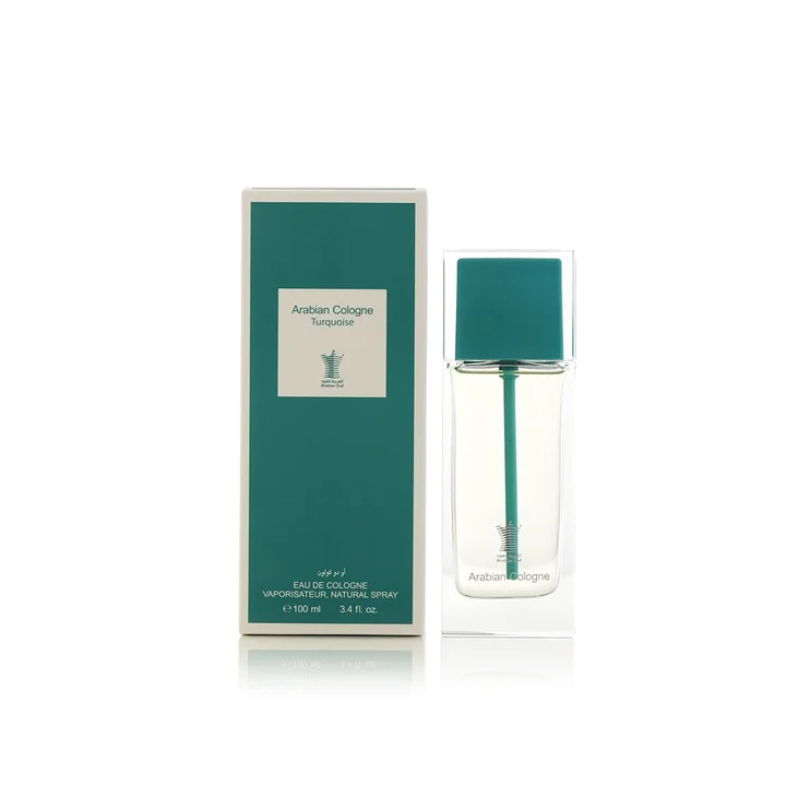 Arabian Cologne Turquoise 100 ml مرجع الزجاجة الأصلي — يُباع كمصفاة صغيرة