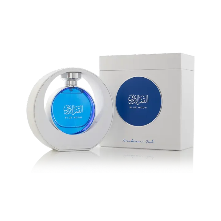 Arabian Oud Blue Moon 100 مل زجاجة المصدر الأصلية - مرجع فقط، غير متضمنة