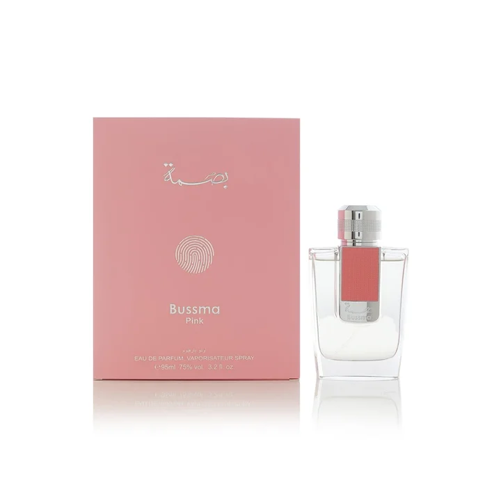 Arabian Oud Bussma Pink 95 مل زجاجة المصدر الأصلية - مرجع فقط، غير متضمنة