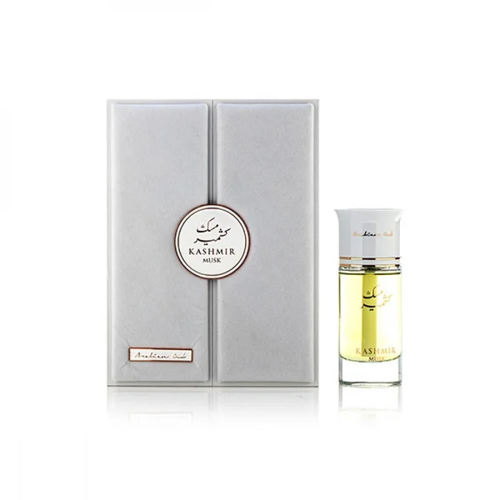 Arabian Oud Kashmir Musk 100 مل زجاجة المصدر الأصلية - مرجع فقط، غير متضمنة
