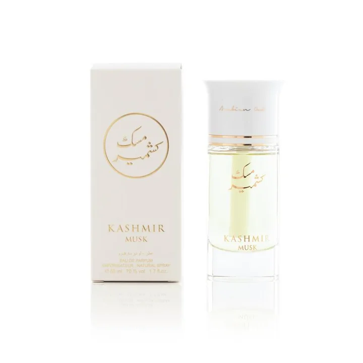 Arabian Oud Kashmir Musk 50 مل زجاجة المصدر الأصلية - مرجع فقط، غير متضمنة