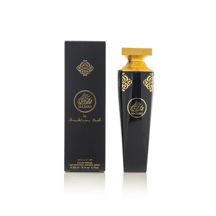 Arabian Oud Madawi 200 مل زجاجة المصدر الأصلية - مرجع فقط، غير متضمنة
