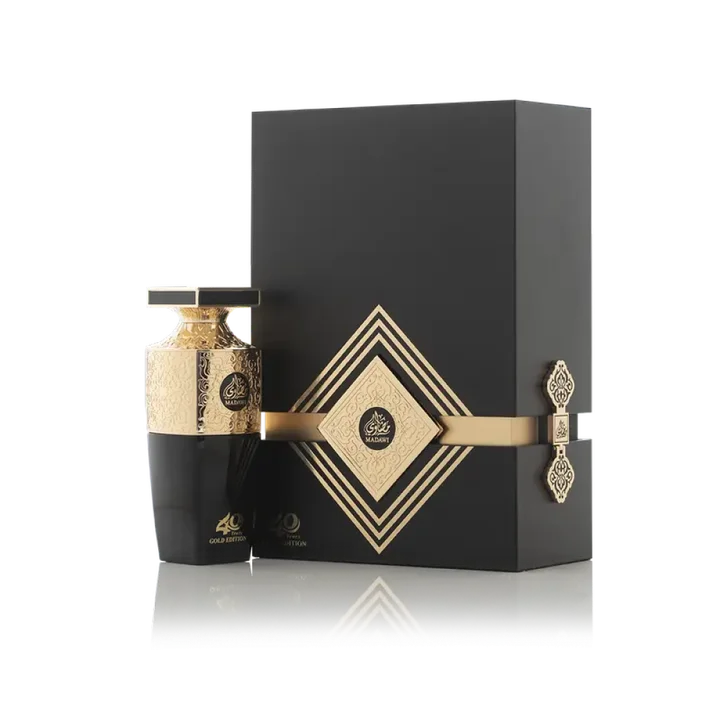 Arabian Oud Madawi Gold Edition 100 مل زجاجة المصدر الأصلية - مرجع فقط، غير متضمنة