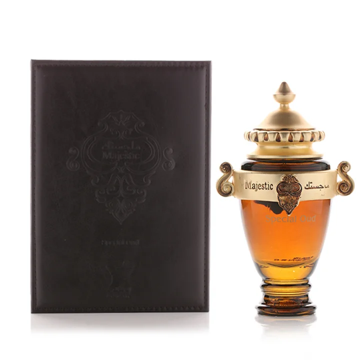 Arabian Oud Majestic Special Oud 100 مل زجاجة المصدر الأصلية - مرجع فقط، غير متضمنة