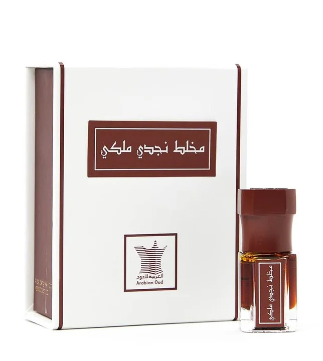 Arabian Oud Mukhallat Nagdy Malaky 1/2 Tola زجاجة المصدر الأصلية - مرجع فقط، غير متضمنة
