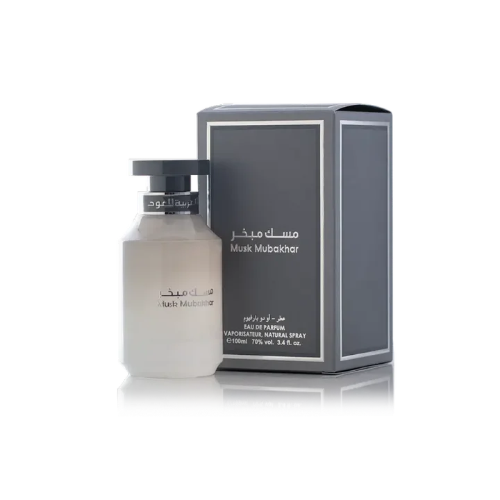 Arabian Oud Musk Mubakhar 100 مل زجاجة المصدر الأصلية - مرجع فقط، غير متضمنة