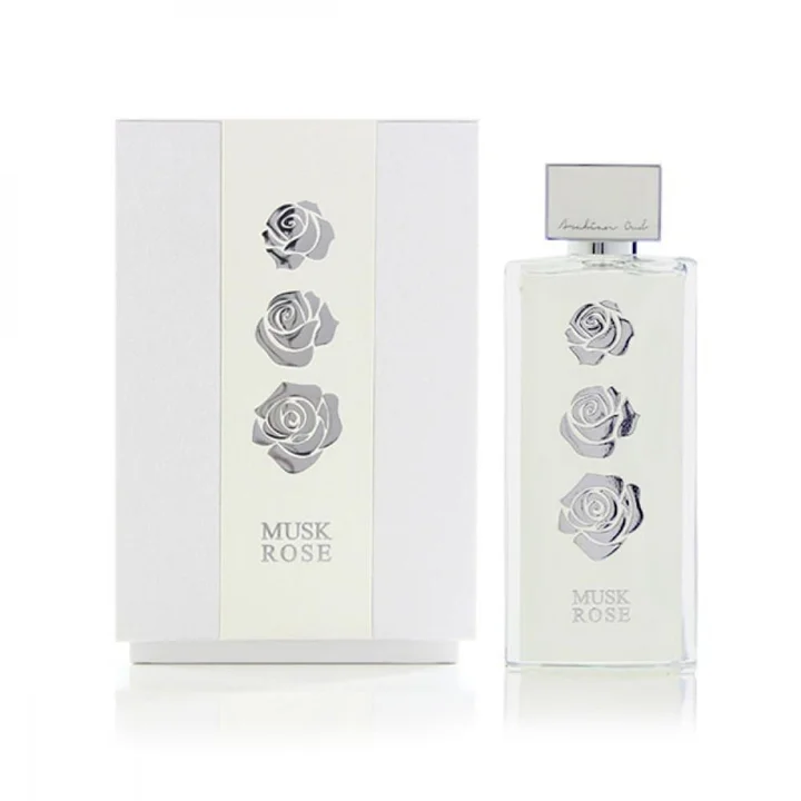 Arabian Oud Musk Rose 100 مل زجاجة المصدر الأصلية - مرجع فقط، غير متضمنة