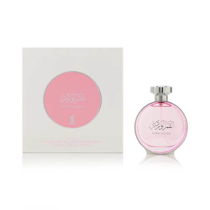 Arabian Oud Pink Moon 100 مل زجاجة المصدر الأصلية - مرجع فقط، غير متضمنة