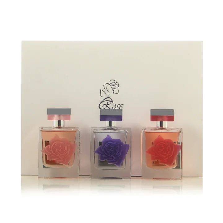 Arabian Oud Rose Collection 3 x 75 مل زجاجة المصدر الأصلية - مرجع فقط، غير متضمنة