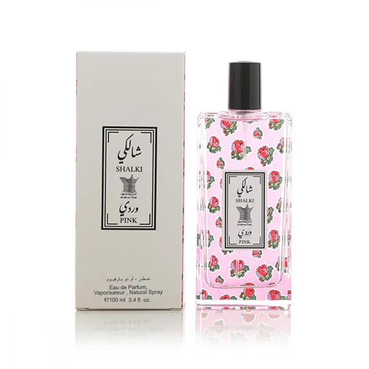 Arabian Oud Shalki Pink 100 مل زجاجة المصدر الأصلية - مرجع فقط، غير متضمنة