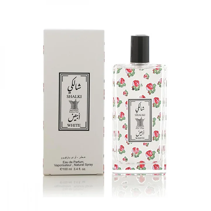 Arabian Oud Shalki White 100 مل زجاجة المصدر الأصلية - مرجع فقط، غير متضمنة