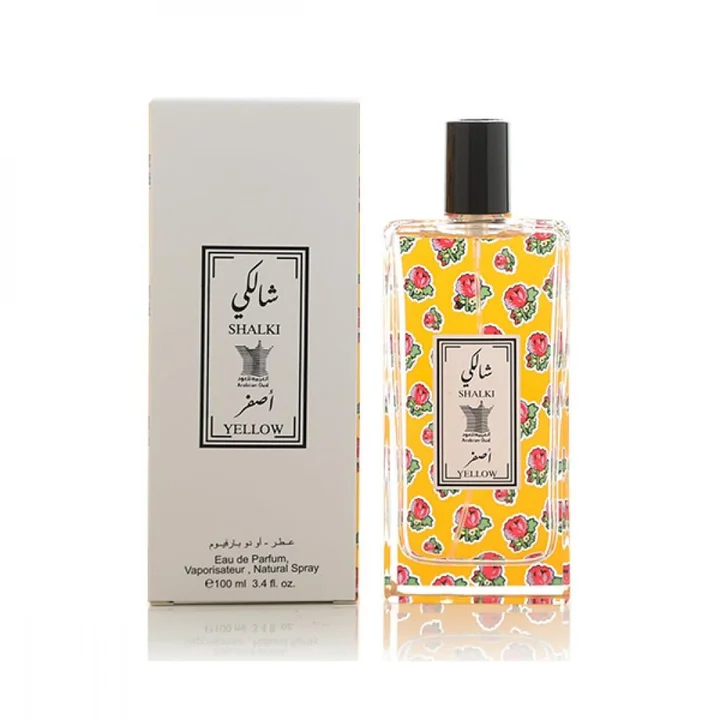 Arabian Oud Shalki Yellow 100 مل زجاجة المصدر الأصلية - مرجع فقط، غير متضمنة