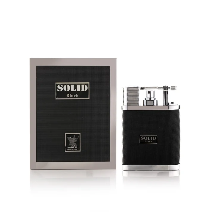 Arabian Oud Solid Black 100 مل زجاجة المصدر الأصلية - مرجع فقط، غير متضمنة