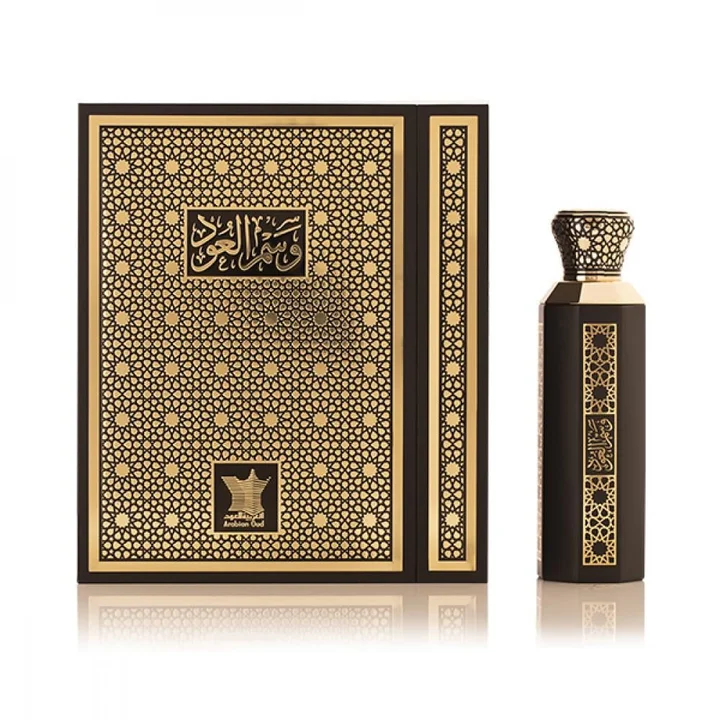 Arabian Oud Wasm Al Oud 100 مل زجاجة المصدر الأصلية - مرجع فقط، غير متضمنة