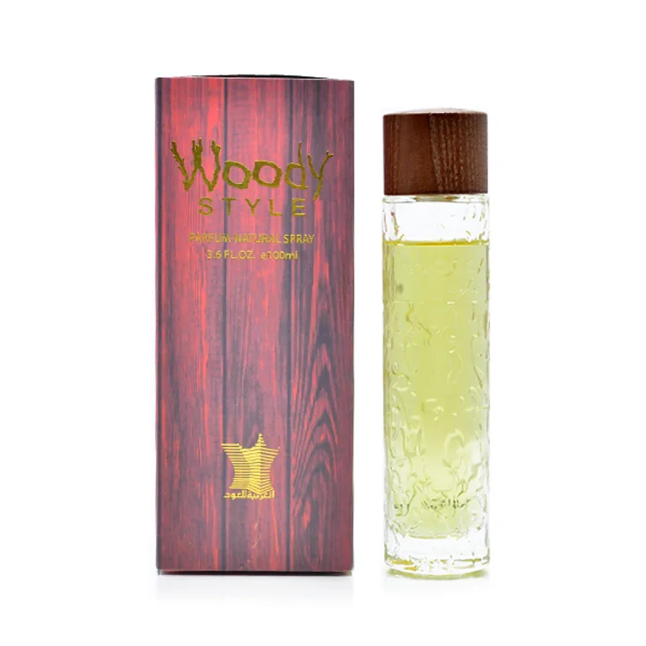 Arabian Oud Woody Style 100 مل زجاجة المصدر الأصلية - مرجع فقط، غير متضمنة